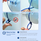 Reusable Fastener Ties (Package of 100 Ties)